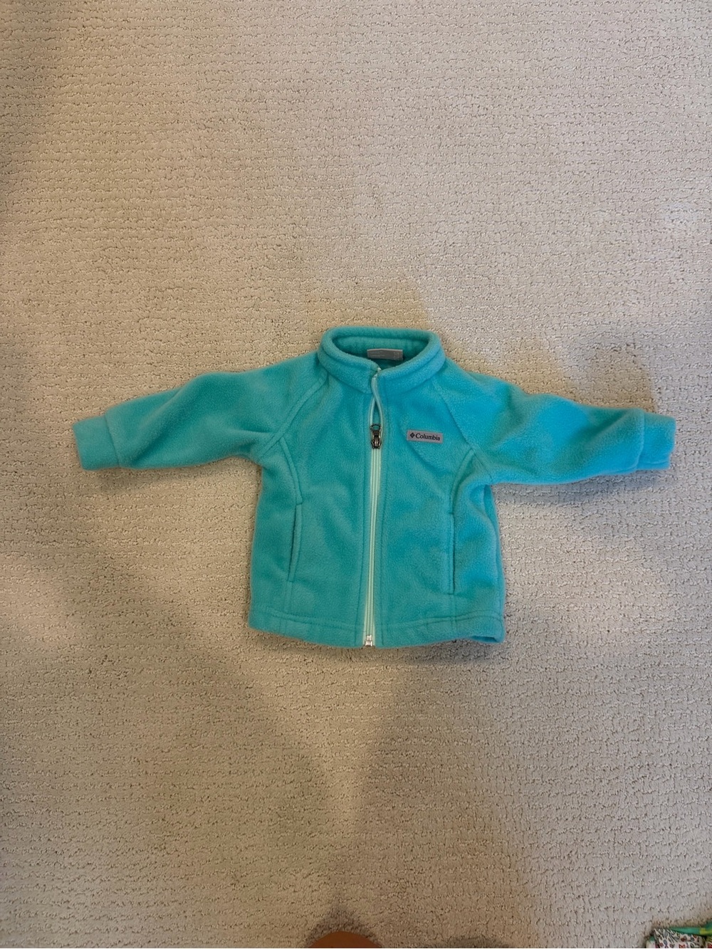 Columbia Kids Teal Zip Fleece Jacket